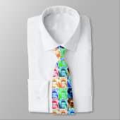 Pop Art Gorilla Krawatte (Gebunden)