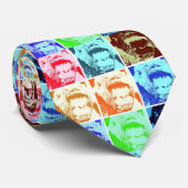 Pop Art Gorilla Krawatte (Gerollt)