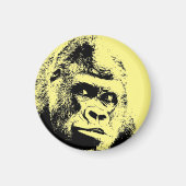 Pop Art Gorilla Magnet (Vorne)