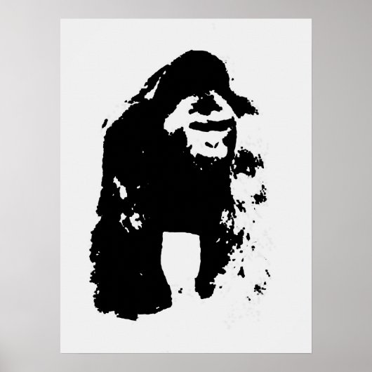 Pop Art Gorilla Poster (Vorne)