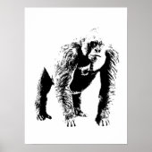 Pop Art Gorilla Poster (Vorne)