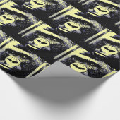 Pop Art Gorilla Weihnachtswrapping Paper Geschenkpapier (Ecke)