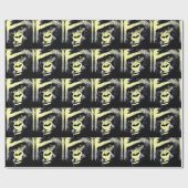 Pop Art Gorilla Weihnachtswrapping Paper Geschenkpapier (Flach)