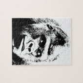Pop Art Gorilla Wilde Tiere Puzzle (Horizontal)