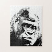 Pop Art Gorilla Wilde Tiere Puzzle (Vertikal)