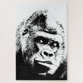 Pop Art Gorilla Wilde Tiere Puzzle (Vertikal)