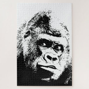 Pop Art Gorilla Wilde Tiere Puzzle