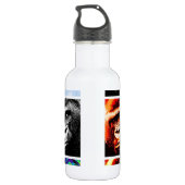 Pop Art Gorillas Trinkflasche (Rückseite)