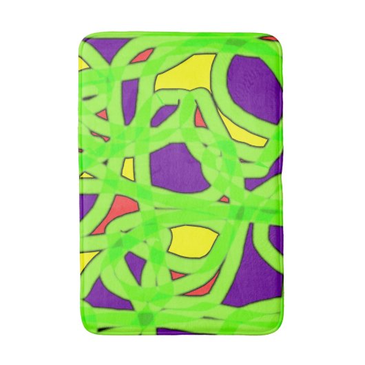 Pop Art Graffiti Badematte (Vorderseite Vertikal)