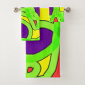 Pop Art Graffiti Badhandtuch Set (Insitu)