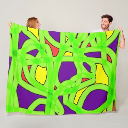 Pop Art Graffiti Fleecedecke (Beispiel)