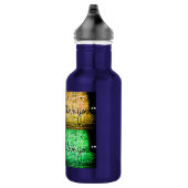 Pop Art Graffiti Liebe Edelstahlflasche (Rechts)