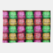 Pop Art Graffiti Liebe Handtuch (Horizontal)