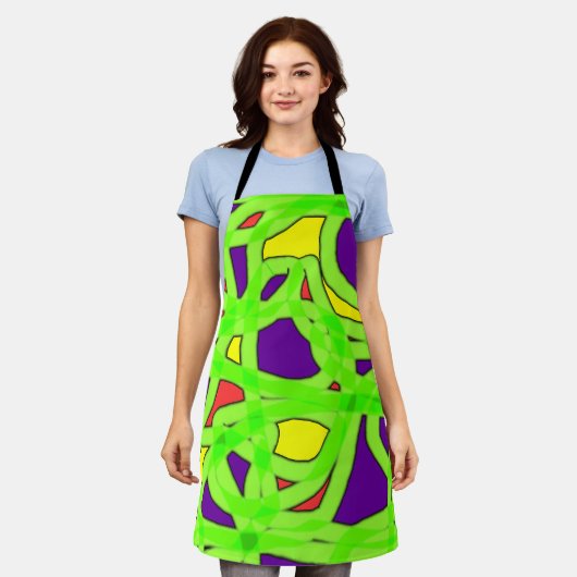 Pop Art Graffiti Schürze (Getragen)