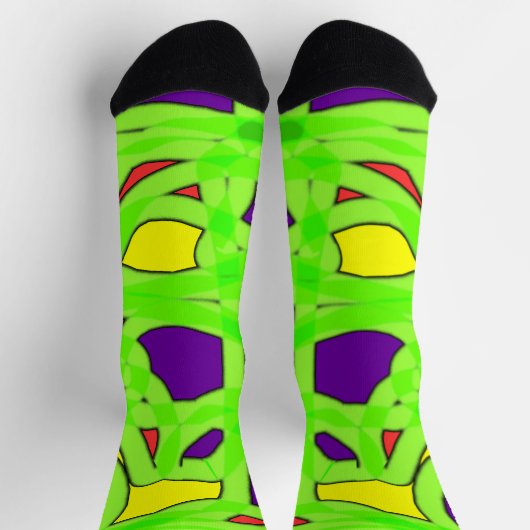Pop Art Graffiti Socken (Oben)