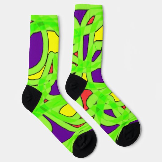 Pop Art Graffiti Socken (Rechts)