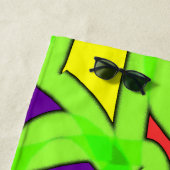 Pop Art Graffiti Strandtuch (Beispiel)