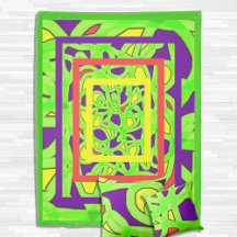 Pop Art Graffiti Twin Limone Duvet Abdeckung