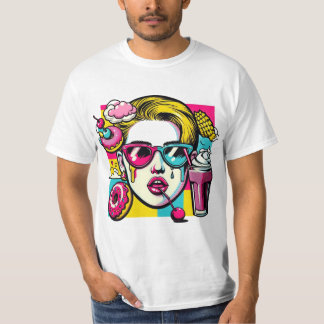 Pop Art Graphic T-Shirt