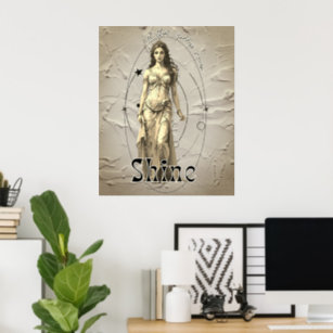 Pop Art Griechische Göttin Aphrodite Poster