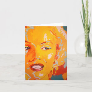Pop-Art-Grußkarte - Berühmte Persönlichkeiten Feiertagskarte