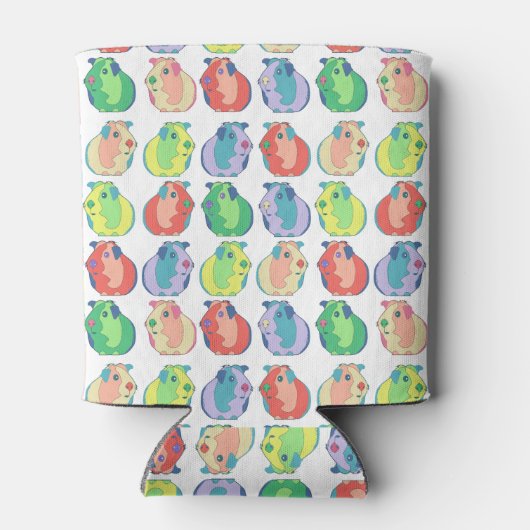 Pop Art Guinea Muster Dosenkühler (Rückseite)