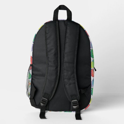 Pop Art Guinea Pig Muster Bedruckter Rucksack (Rückseite)