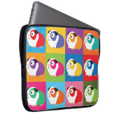 Pop Art Guinea Schweine Laptopschutzhülle (Vorne Rechts)