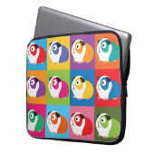 Pop Art Guinea Schweine Laptopschutzhülle (Vorderseite Links)