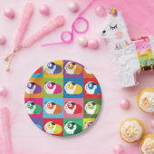 Pop Art Guinea Schweine Pappteller (Party)