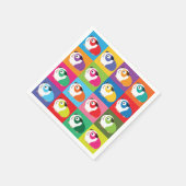 Pop Art Guinea Schweine Serviette (Ecke)