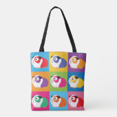 Pop Art Guinea Schweine Tasche (Rückseite)