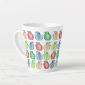 Pop Art Guinea Schweinepatch Milchtasse (Linke Ecke)