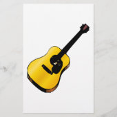 Pop Art Guitar Briefpapier (Vorderseite)