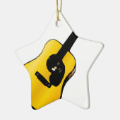 Pop Art Guitar Keramik Ornament (Links)