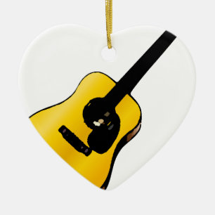 Pop Art Guitar Keramikornament