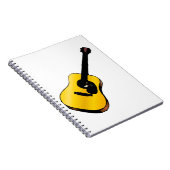 Pop Art Guitar Notizblock (Rechte Seite)