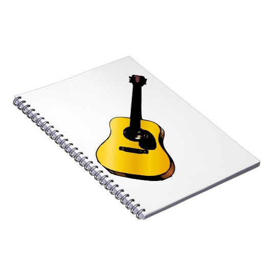 Pop Art Guitar Notizblock (Rechte Seite)