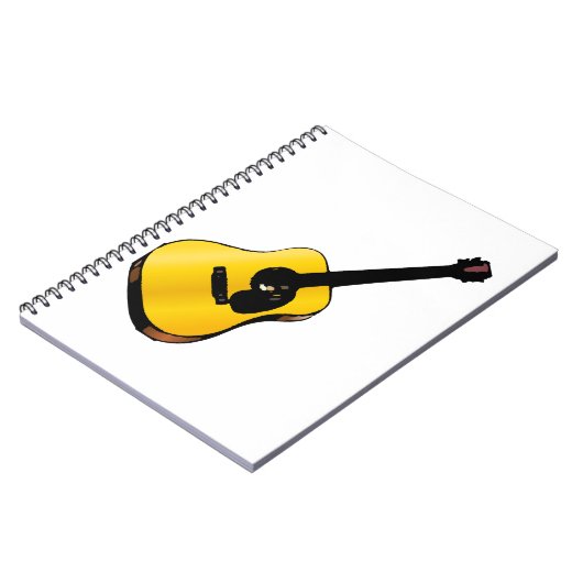 Pop Art Guitar Notizblock (Linke Seite)