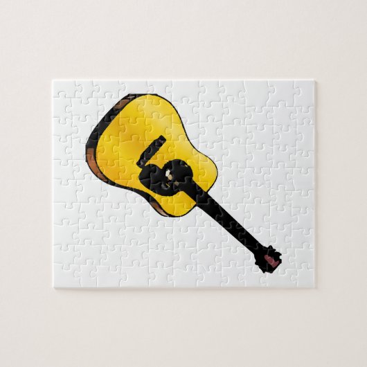 Pop Art Guitar Puzzle (Horizontal)