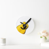 Pop Art Guitar Runde Wanduhr (Zuhause)