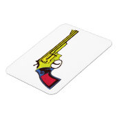 Pop Art Gun Magnet (Linke Seite)