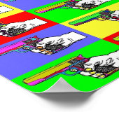 Pop-Art-Guns Poster (Ecke)