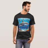 Pop-Art-Hai T-Shirt (Vorne ganz)