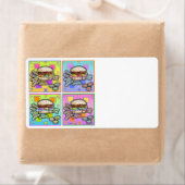 Pop Art HAMBURGER AVERY ETIKETTIEREN (Insitu)
