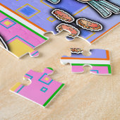 Pop Art HAMBURGER PUZZLE (Seite)