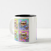 Pop Art HAMBURGER TASSE (Vorderseite Links)