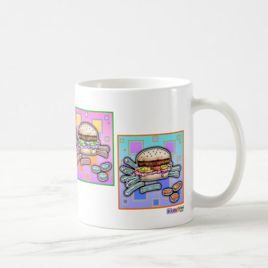 Pop Art HAMBURGER TASSE (Rechts)