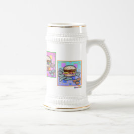 Pop Art HAMBURGER TASSE - Bierstein