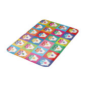 Pop Art Hamsters Bath Mat Badematte (Schrägansicht)
